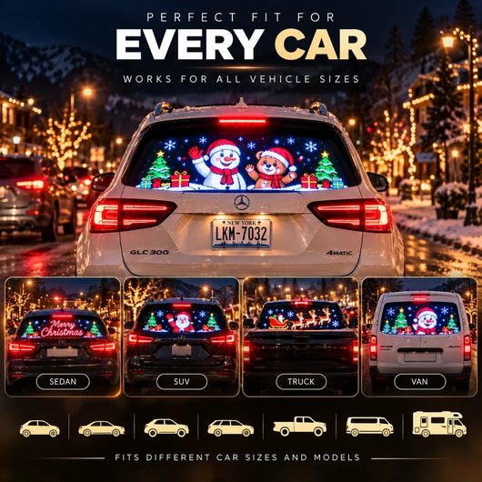 Snoopy Lights — Car Window LED Display Kit