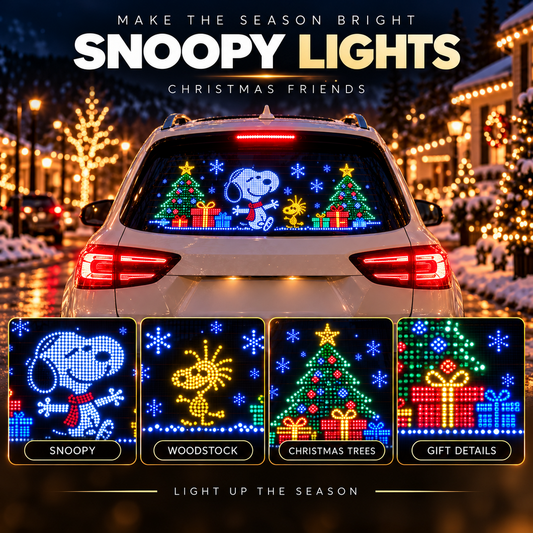 Snoopy Lights — Car Window LED Display Kit